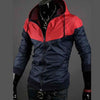 Color Matching Men Windbreak Jackets